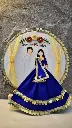 Engagement Wedding Embroidery Hoop | Wedding Gift | engagement gift |Blue | Anniversary Gift | Perfect gift for couples @kiracreations 