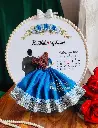 Engagement Wedding Embroidery Hoop | Wedding Gift | engagement gift | dark purple | Anniversary Gift | Perfect gift for couples @kiracreations    
