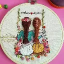 Birthday Calendar Embroidery Hoop | For Your Best Friend  | Best Birthday Gift | @Kiracreation's 