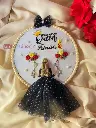 Birthday Calendar Embroidery Hoop | For Your Best Friend  | Best Birthday Gift | black dress@Kiracreation's 