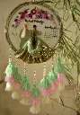 Wedding Embroidered Hoop With tassels  | Trending beautiful new Light Green pattern Wedding Gift  Engagement Gift | Anniversary Gift | @Kiracreation's 