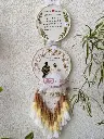 Wedding Embroidered Hoop With 2 layers tassels  | Trending beautiful new pattern Wedding Gift  Engagement Gift | Anniversary Gift | @Kiracreation's   