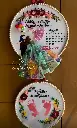 Baby Shower Embroidery Hoop With Baby Feet Print | Best Birthday Gift | Kids Hoops | Baby Hoops |@kiracreation's   