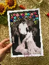 Embroidery work  photo Frame| couple  embroidery photo  | brithday gift | couple gift | anniversary gift | @kiracreations 