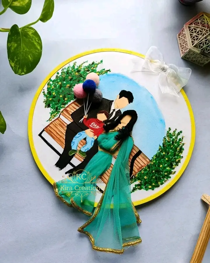 Family Embroidery Hoop | Birthday Gift | Anniversary Gift | Wall Decor @kiracreations
