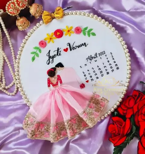  Wedding Embroidery Hoops | Customisation Available| perfect Wedding Gift | Engagement Gift | @kiracreations