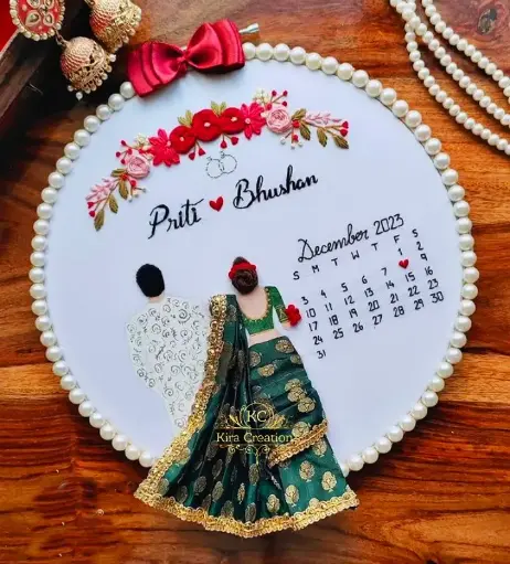 Engagement Embroidery Hoop | Customisation Available | perfect Wedding Gift | Engagement Gift | @kiracreations.
