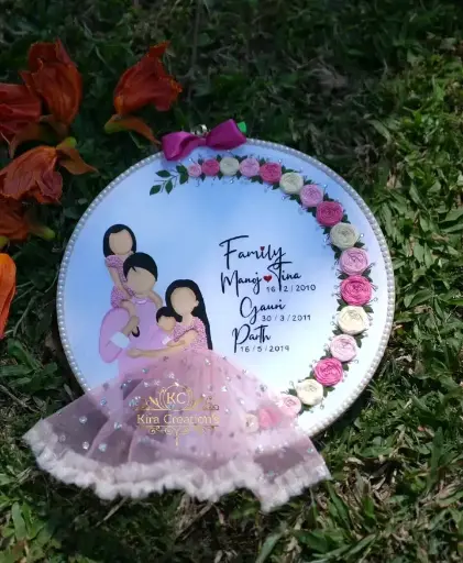 Family Embroidery Hoop | Family Gift | Anniversary Gift | Wall Decor @kiracreations